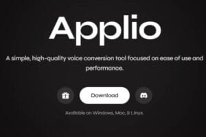 Applio convirtiendo voz en la de un cantante famoso con IA